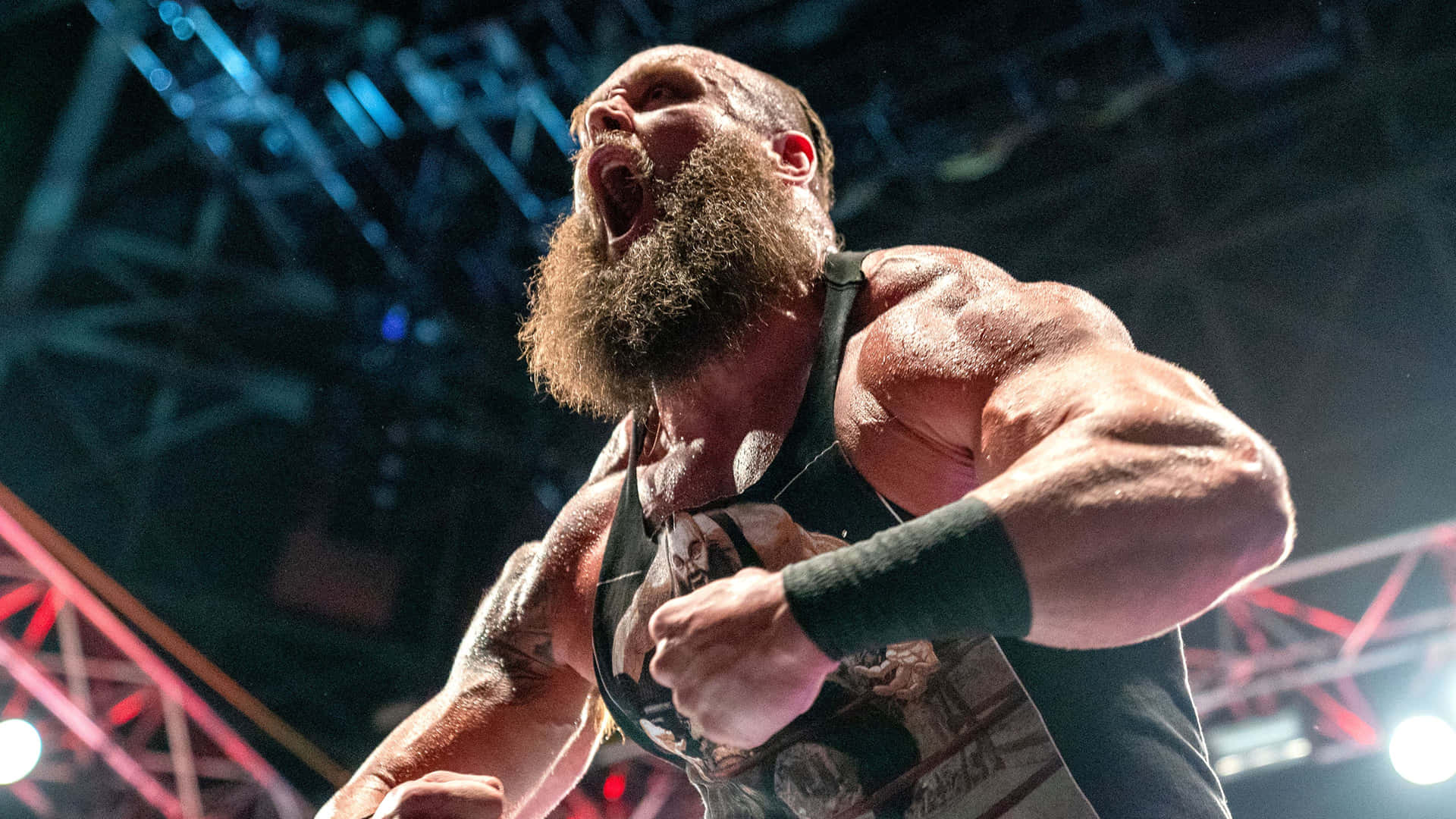 Wwe American Wrestler Braun Strowman Tokyo Background