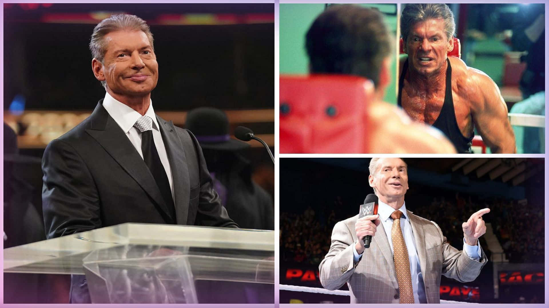 Wwe Ceo Vince Mcmahon Collage Background