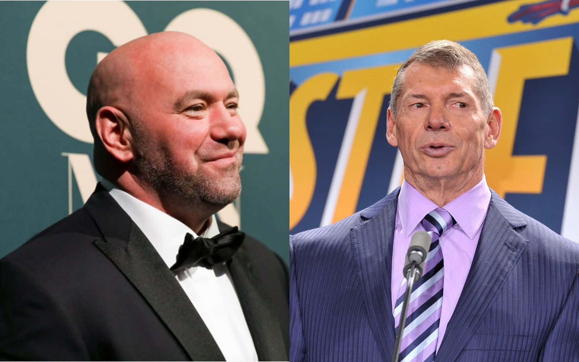 Wwe Chairman Vince Mcmahon And Ufc President Background