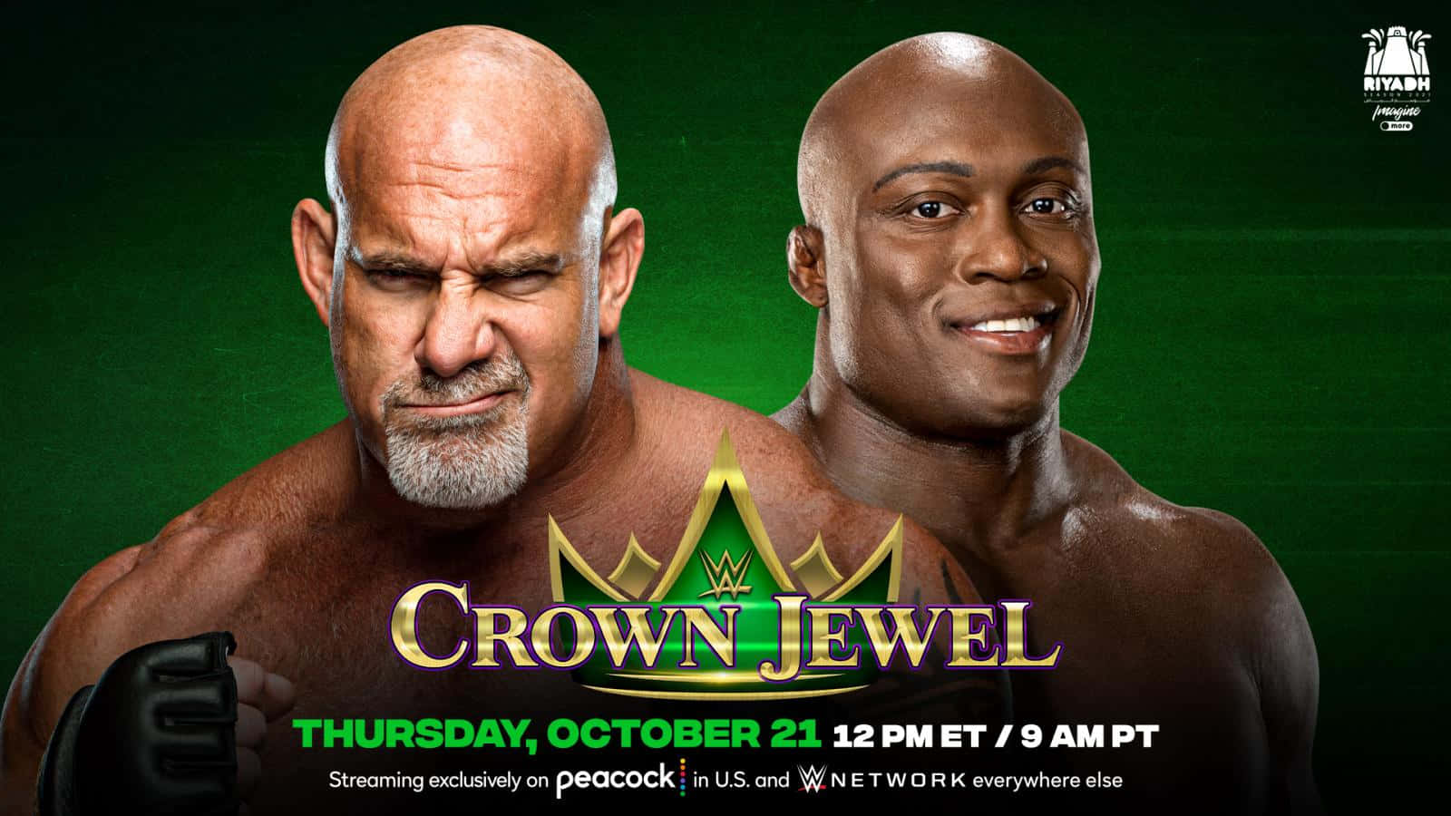 Wwe Crown Jewel 2021 Featuring Bobby Lashley Background