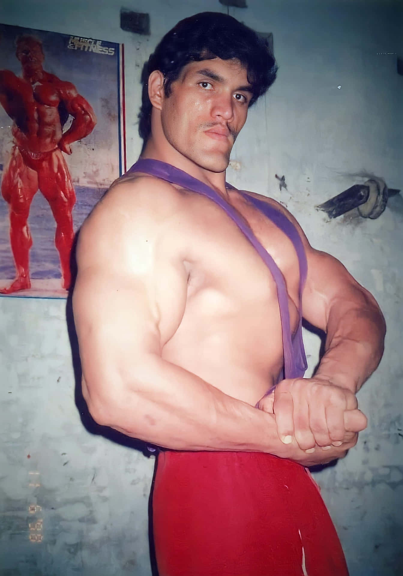 Wwe Indian Wrestler The Great Khali Old Photograph Background