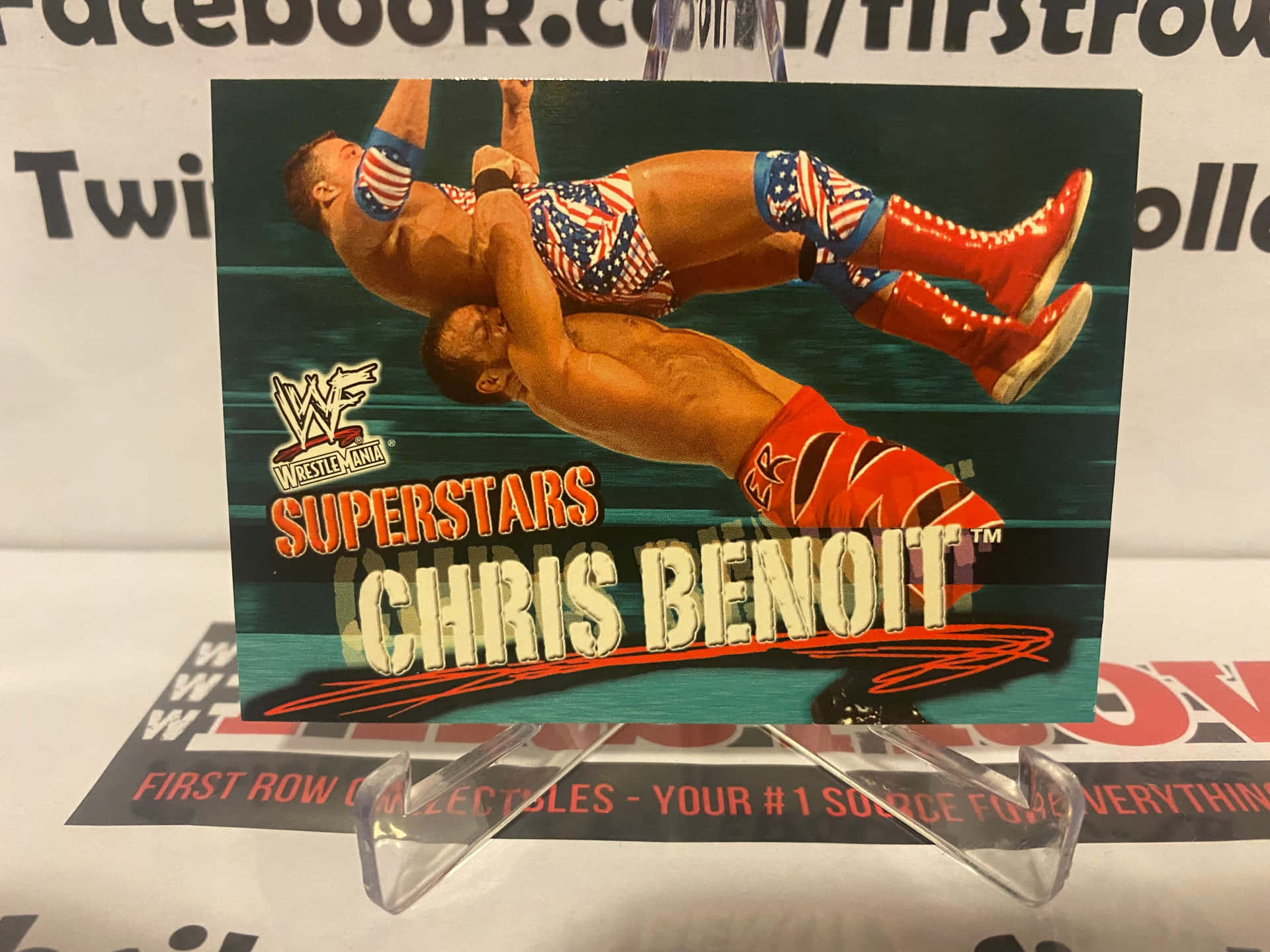 Wwe Legend Chris Benoit With His Memorabilia