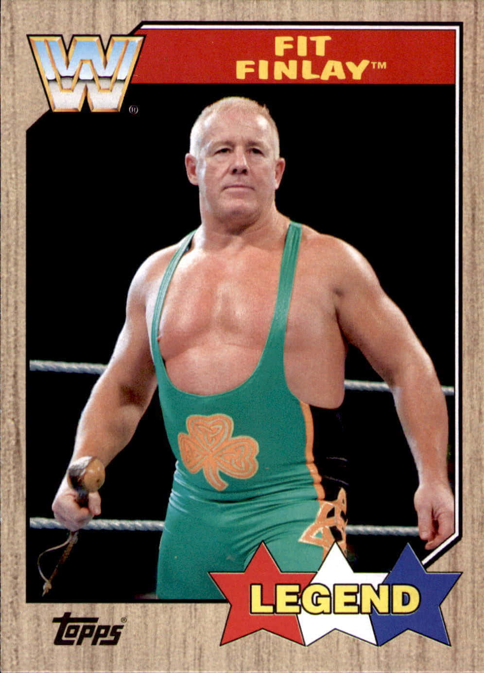 Wwe Legend Fit Finlay Posing In His Classic Wrestling Outfit Background