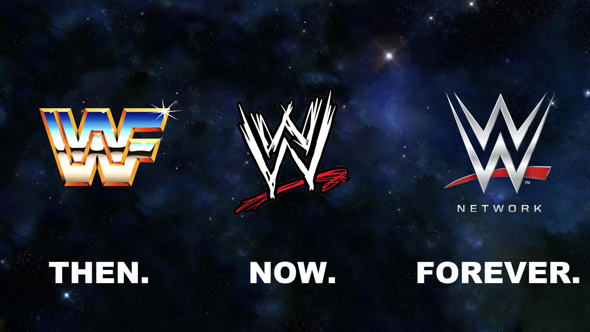 Wwe Logo On Fiery Background Background