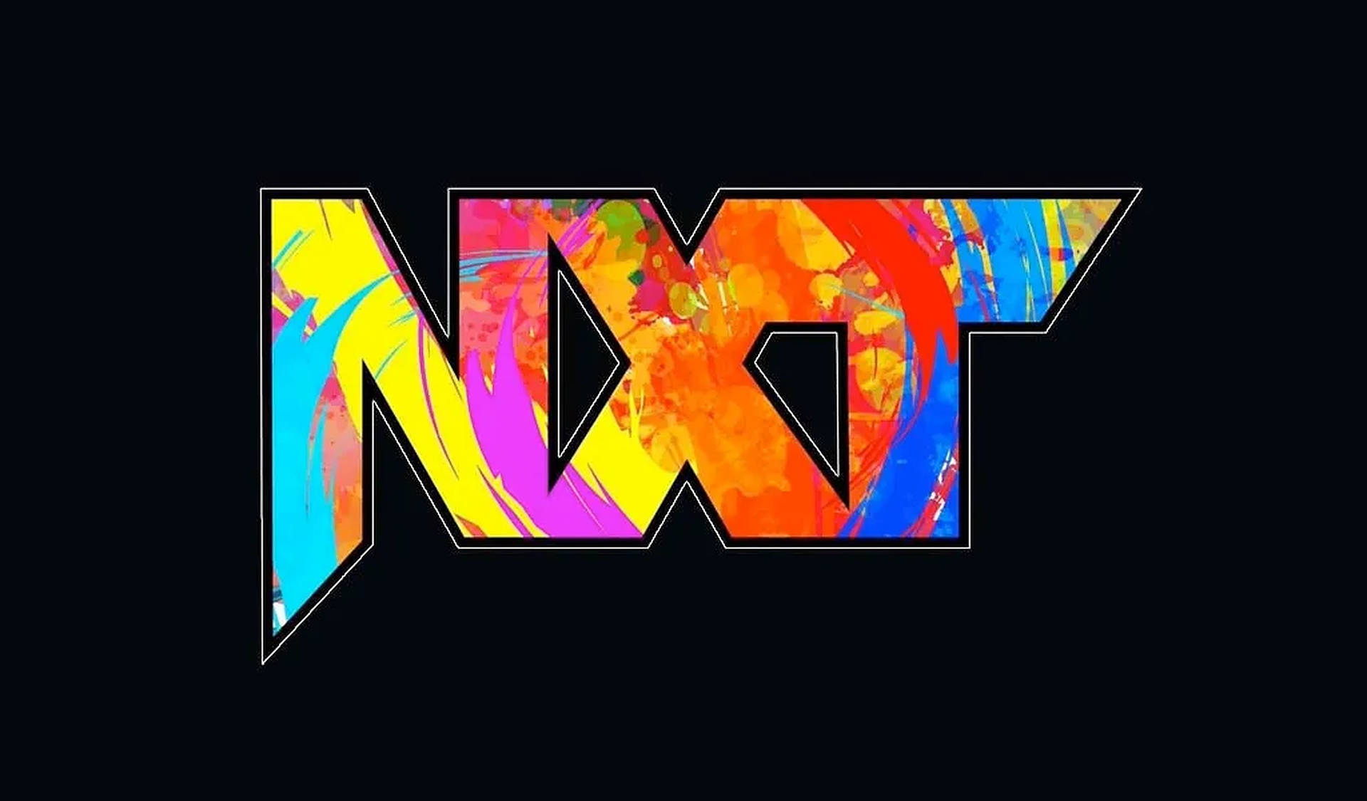 Wwe Nxt Colorful Digital Art Background