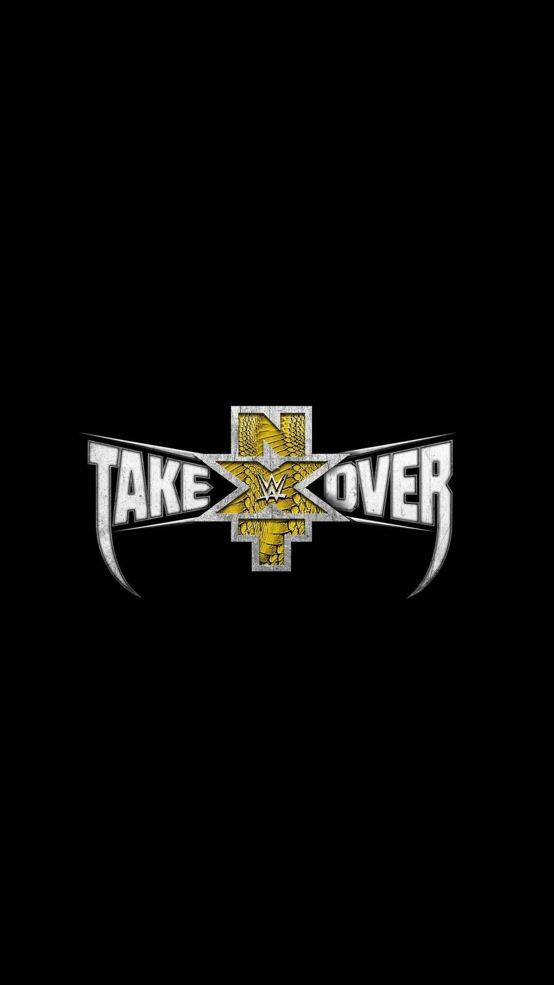 Wwe Nxt Take Over Snake Pattern Background