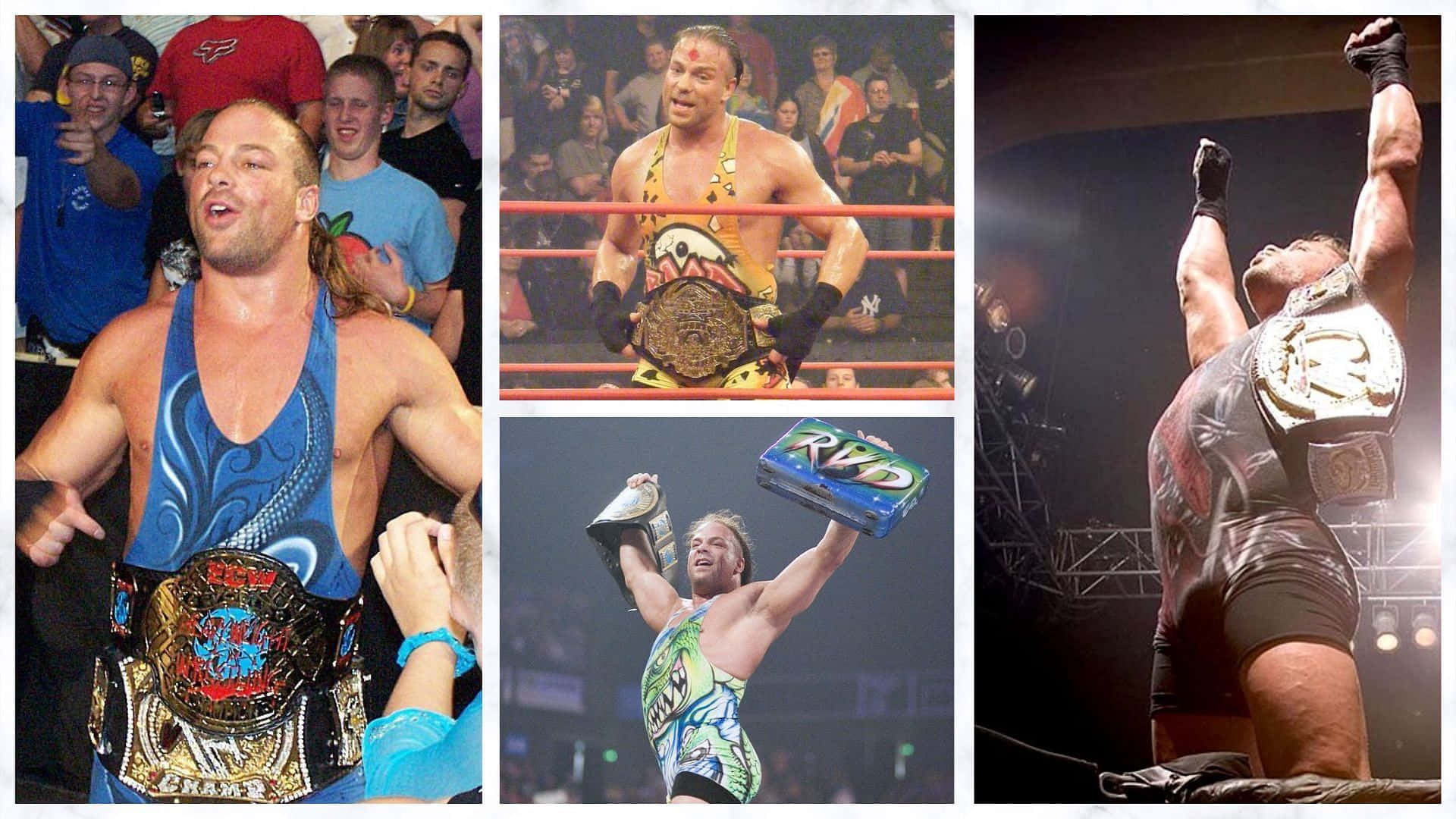 Wwe Rob Van Dam Collage Background