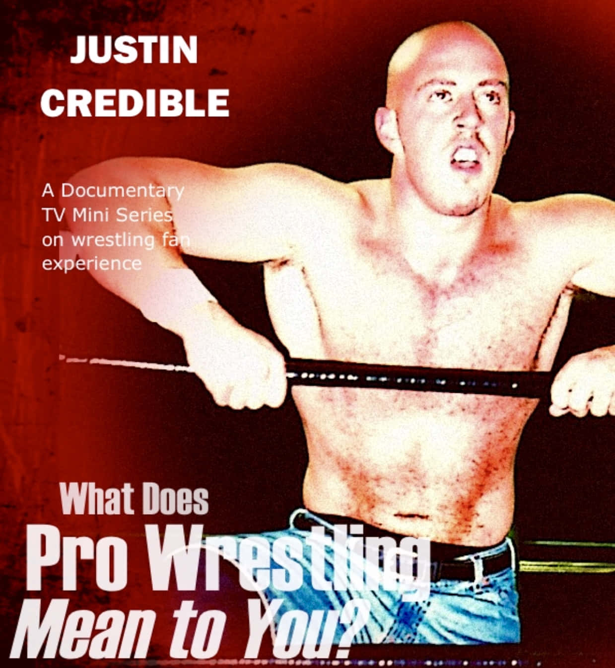 Wwe's Superstar Justin Credible Smashing Records - Wrestler Magazine Cover Background