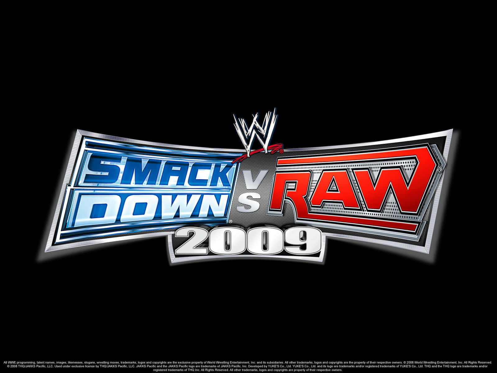 Wwe Smackdown Raw 2009 Logo Background