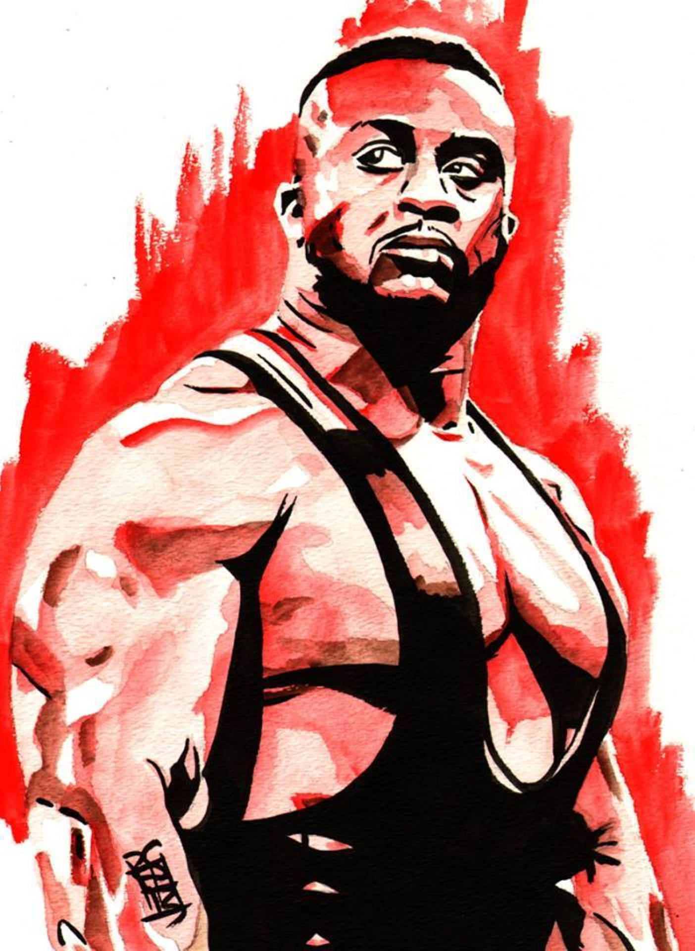 Wwe Star Big E Fanart Background