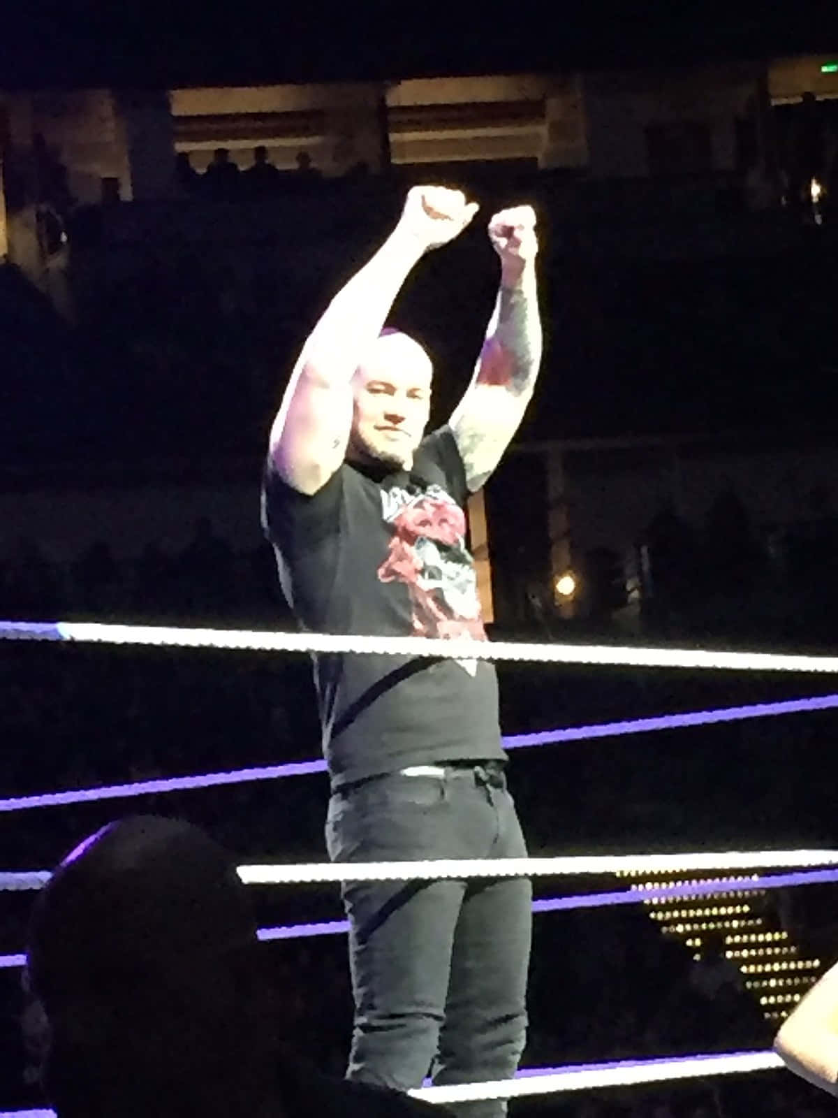 Wwe Superstar Baron Corbin In The Ring Background