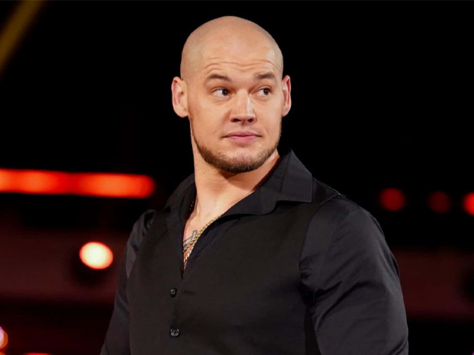 Wwe Superstar Baron Corbin With Classic Shaved Hairstyle