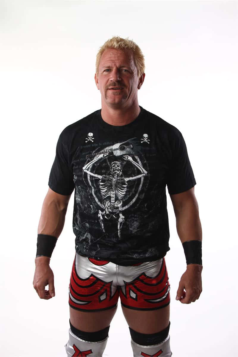 Wwe Superstar Jeff Jarrett In Signature Outfit Background