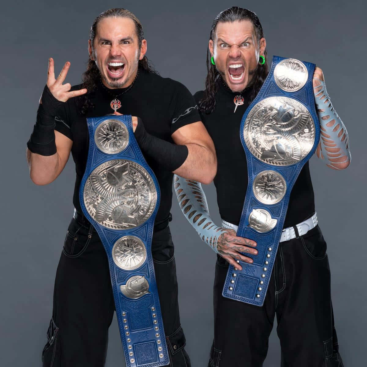 Wwe Tag Team Champions Matt Hardy And Jeff Hardy