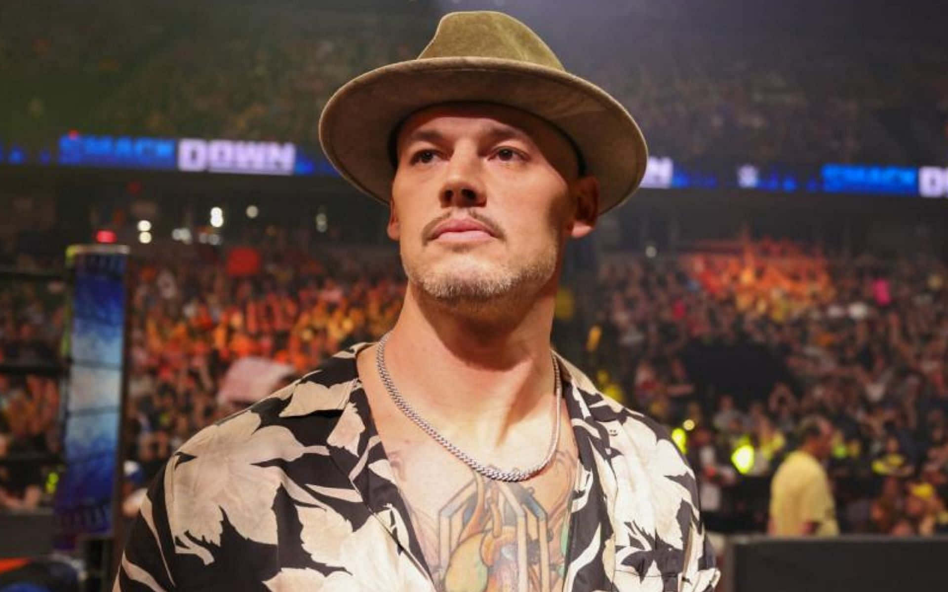Wwe Wrestler Baron Corbin With Hat