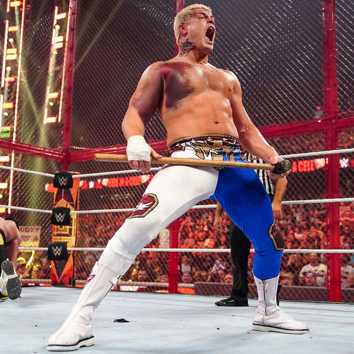 Wwe Wrestler Cody Rhodes Victory Background