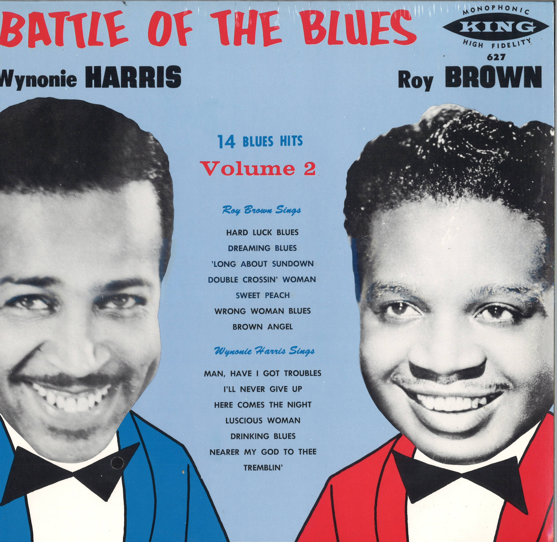 Wynonie Harris And Roy Brown Battle Of The Blues Cover Background