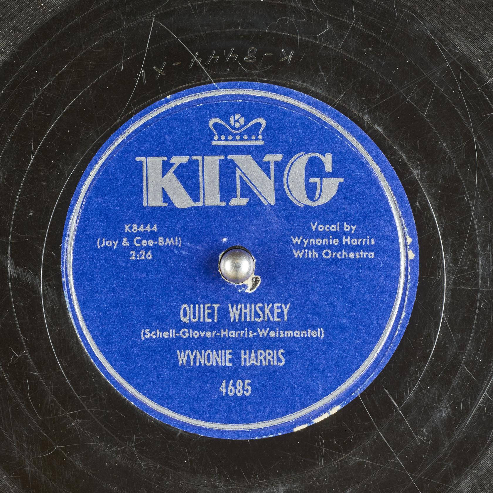 Wynonie Harris Quiet Whiskey Vinyl Record Background