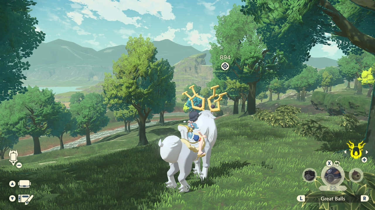 Wyrdeer Forest Background