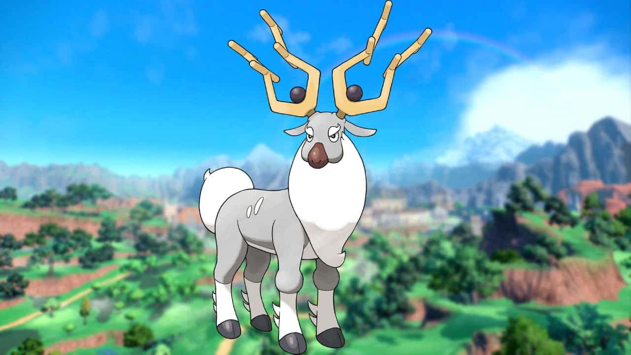 Wyrdeer Landscape Aerial Background