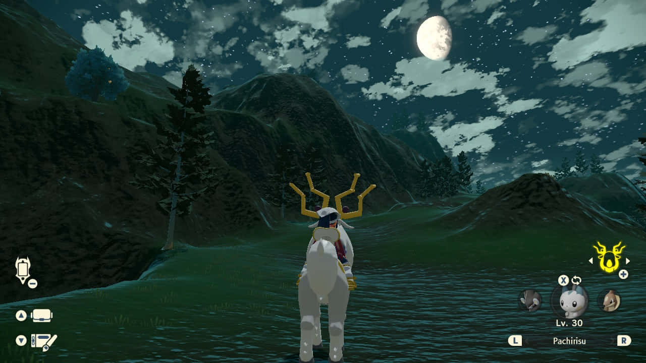Wyrdeer Moonlit Ride Background