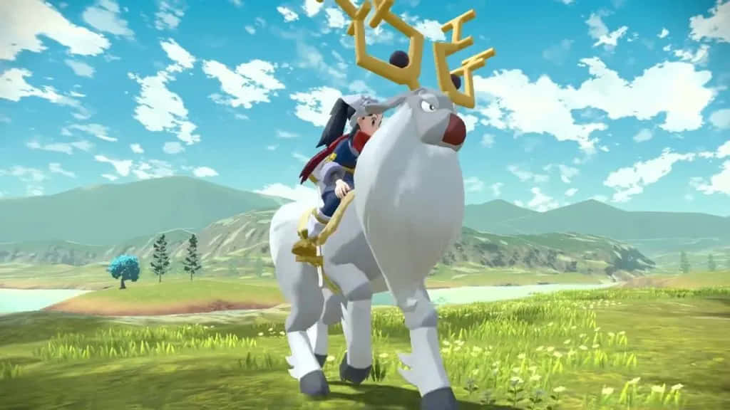 Wyrdeer Riding Meadow Background