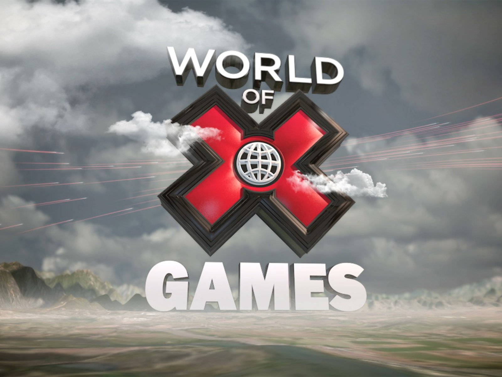 X Games 3d Logo Background