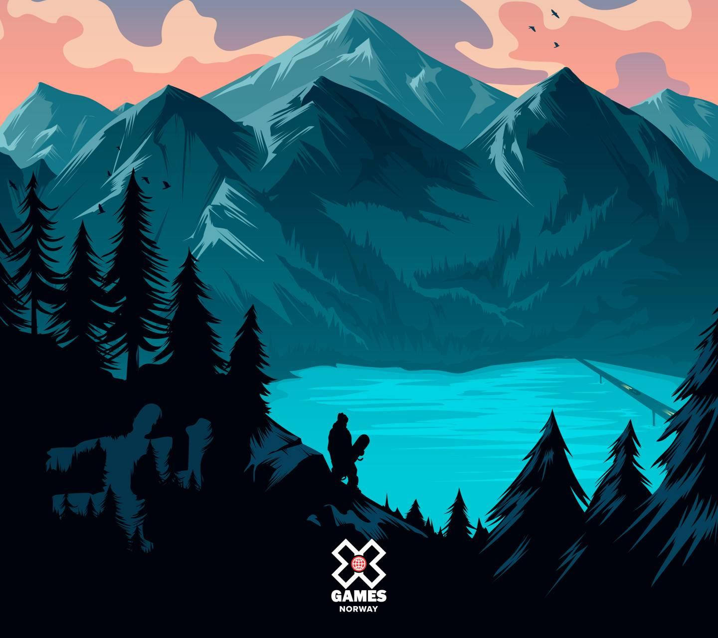 X Games Norway Digital Artwork Background