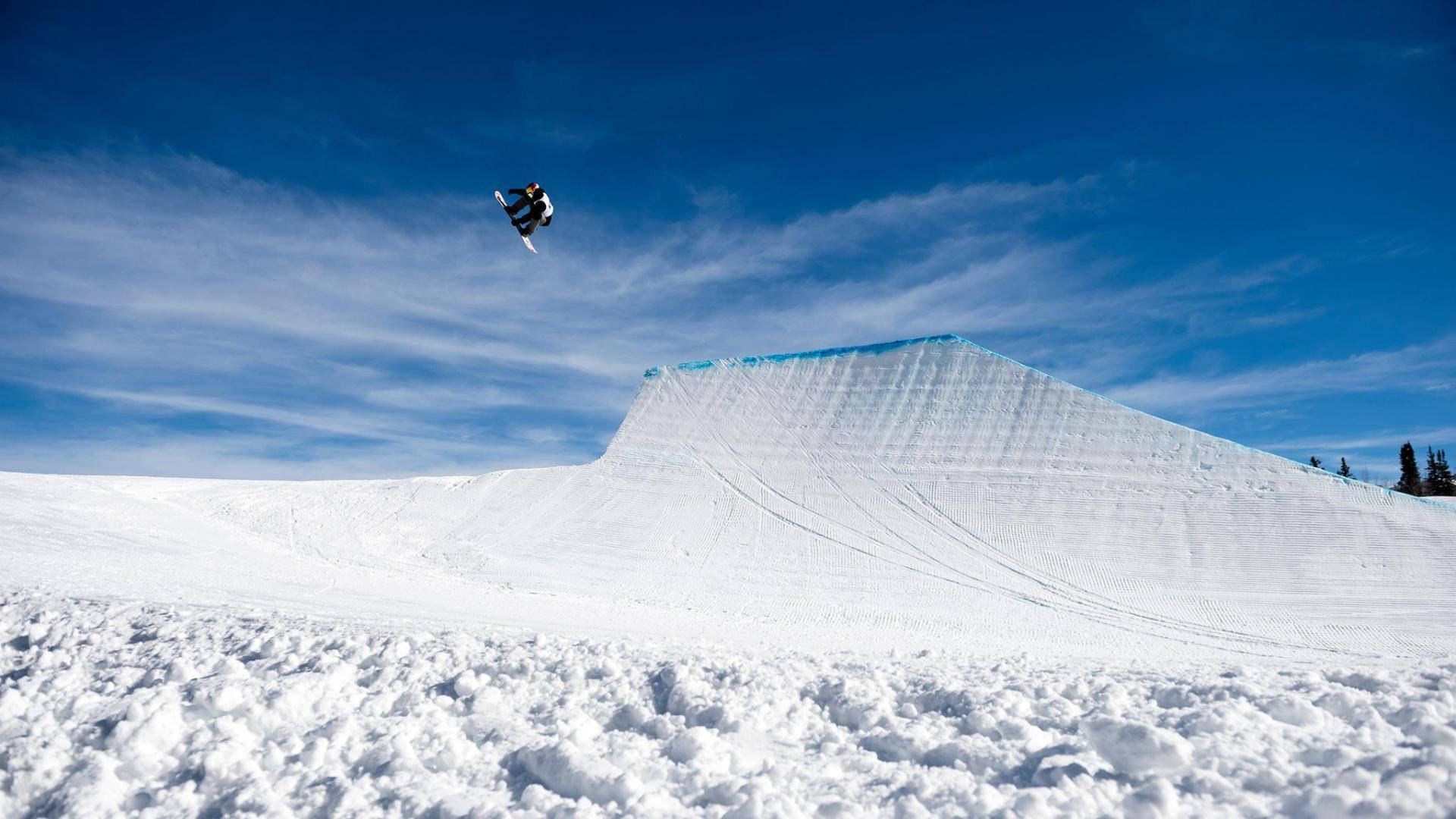 X Games Snowboarder Aerial Stunt
