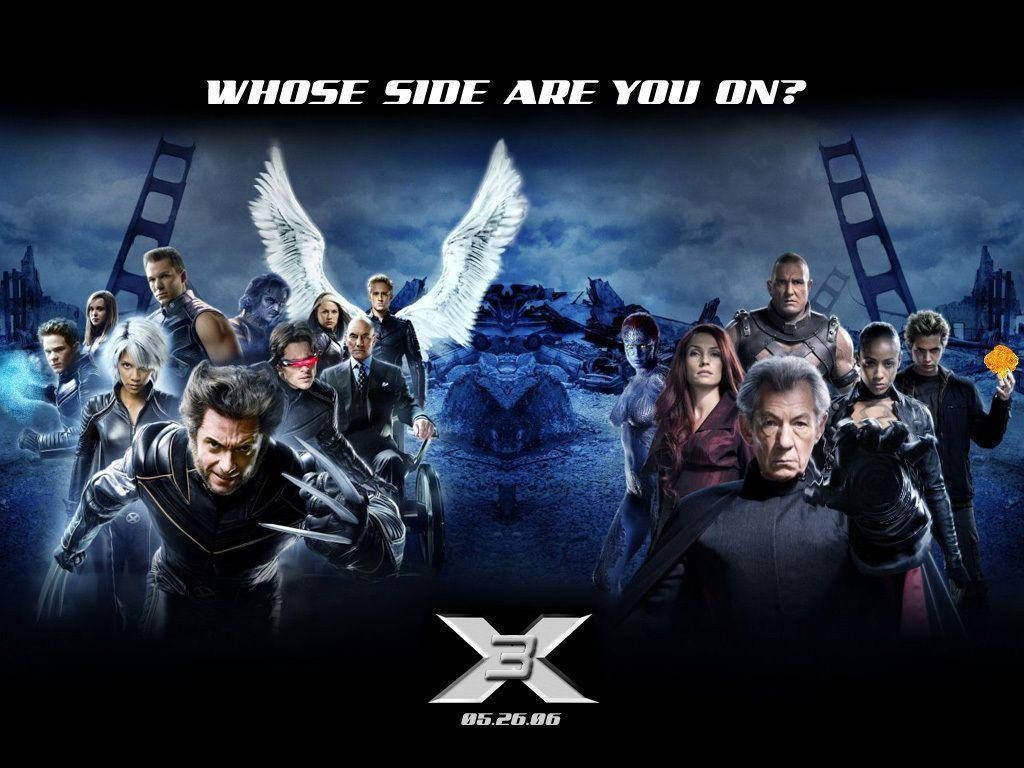 X-men Battle Line Up Movie Poster