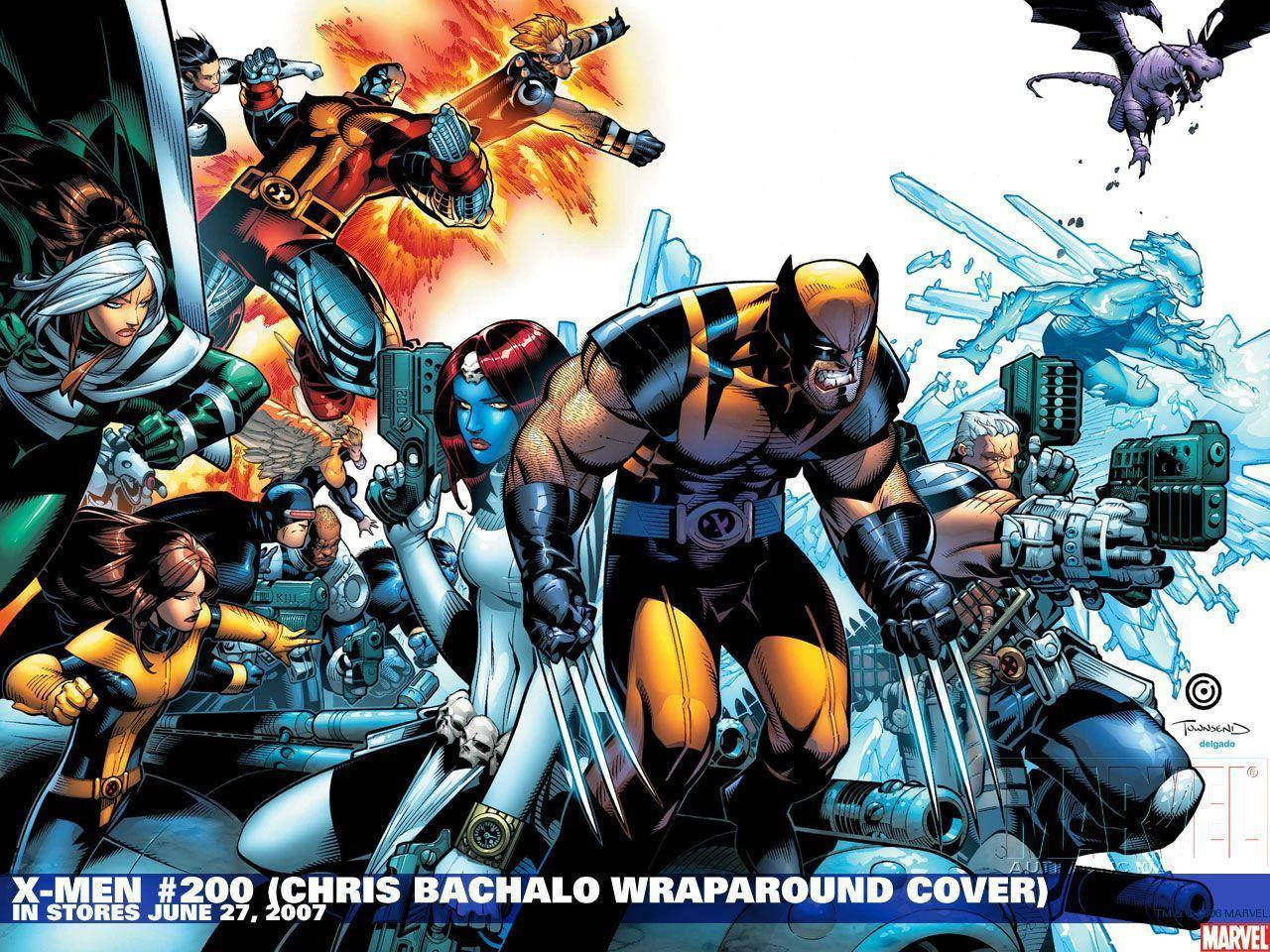 X-men Comic Cover Art Background