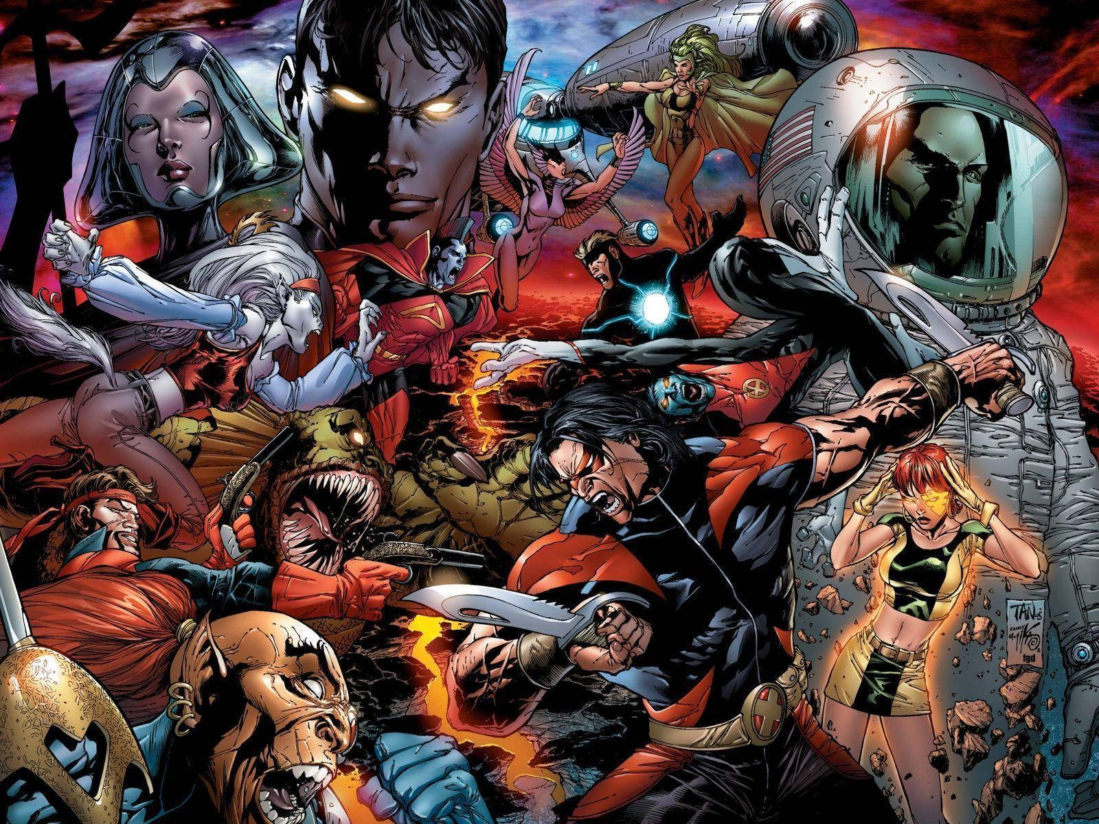 X-men Digital Art Background