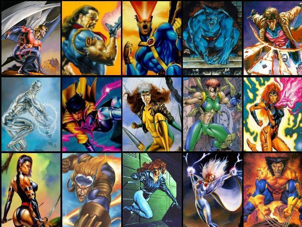 X-men Layout Art Background