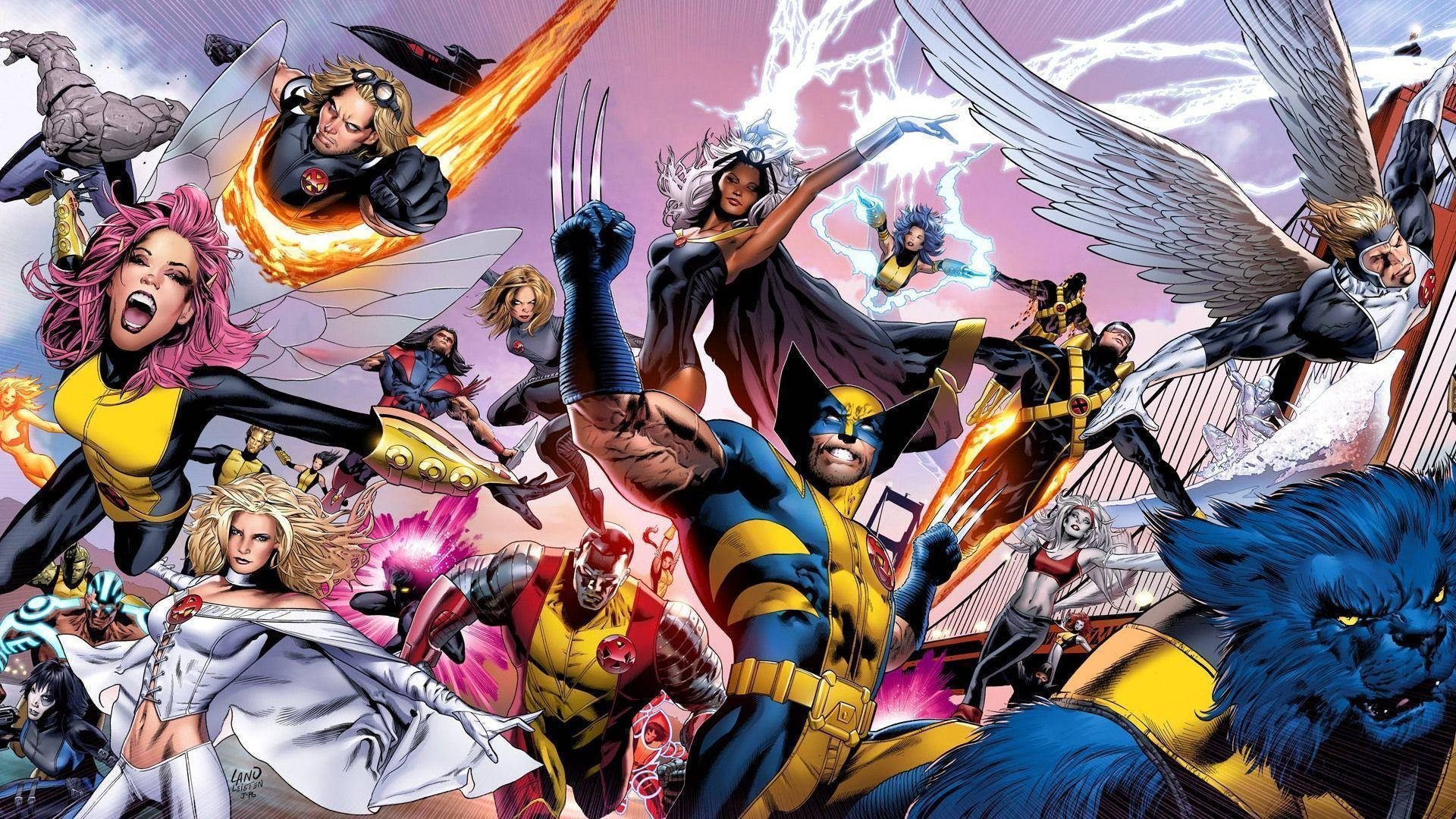 X-men Marvel Comics Background