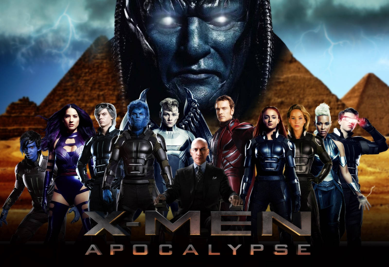 X Men Movie Apocalypse Mutants Background