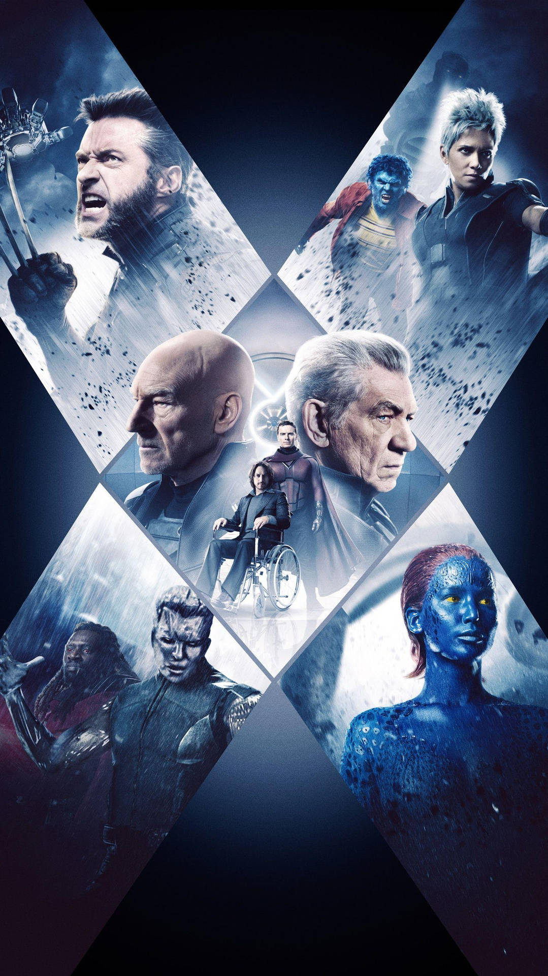 X Men Movie Days Of Future Past In X Background