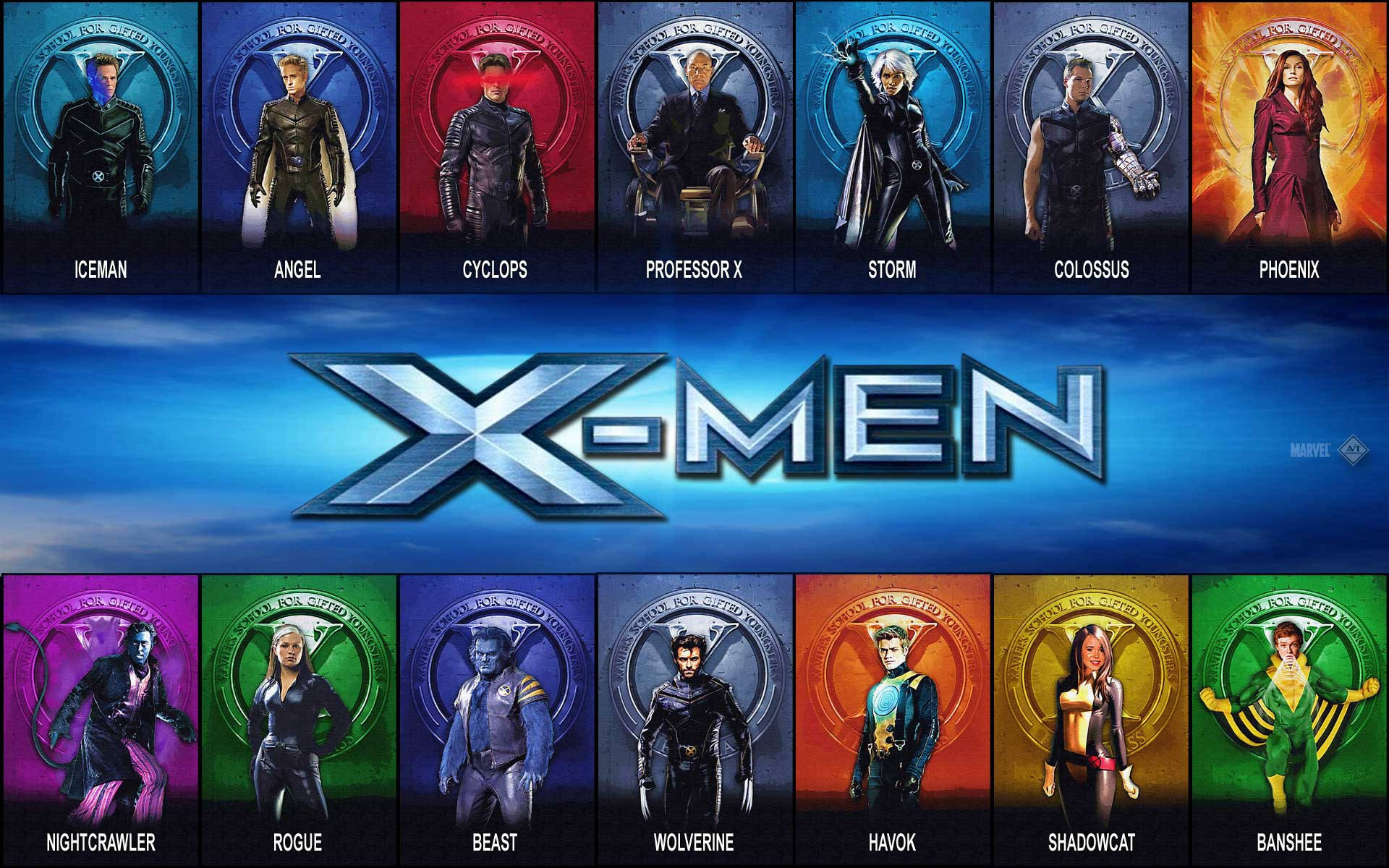 X-men Superheroes Background