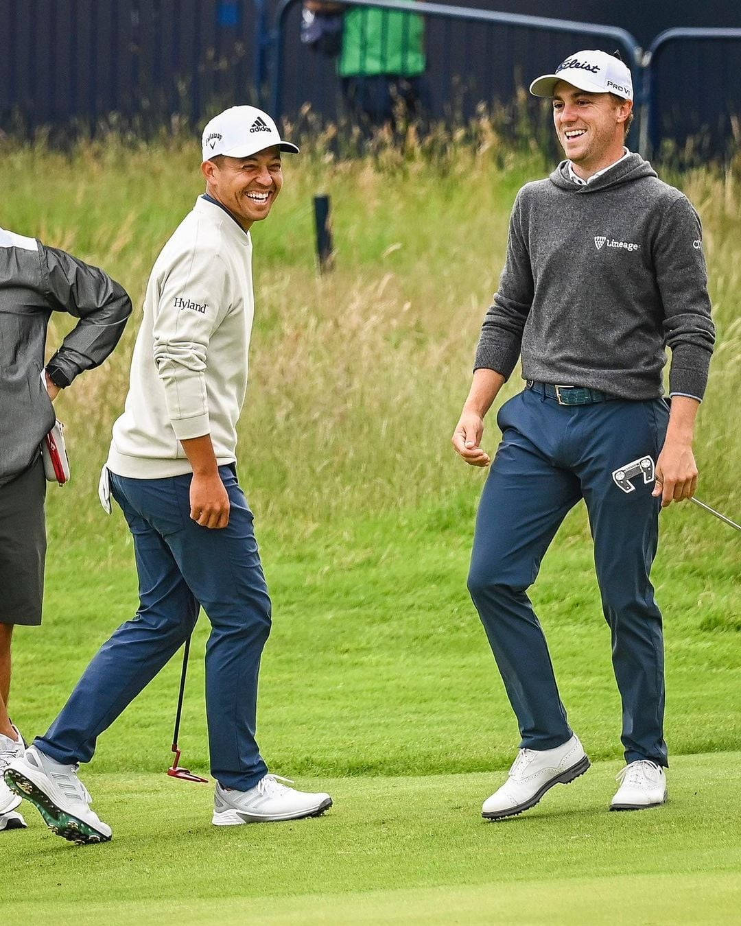 Xander Schauffele With Pro Golfer