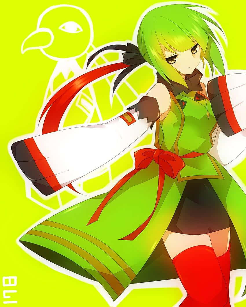 Xatu As An Anime Girl Background