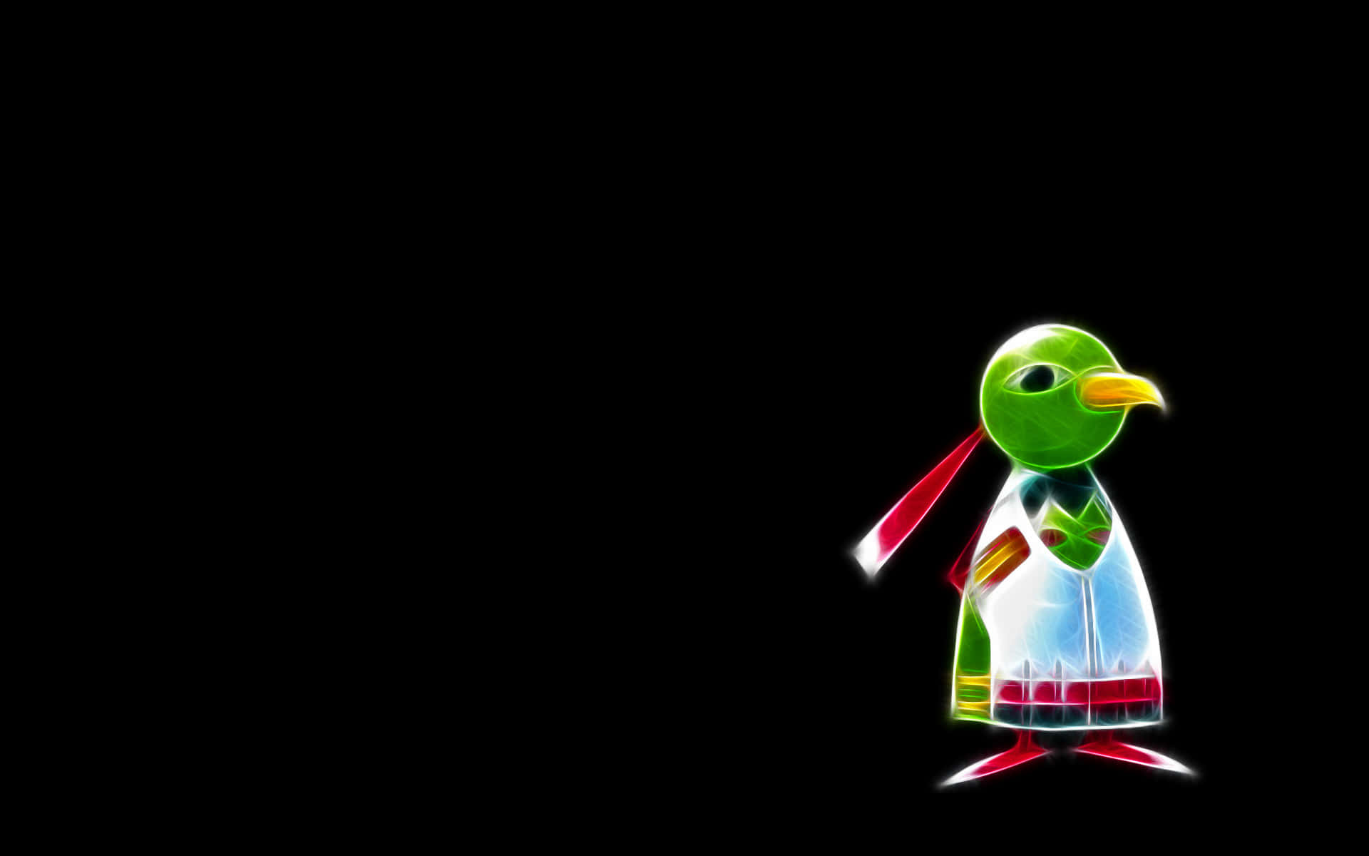 Xatu On Black Background Background