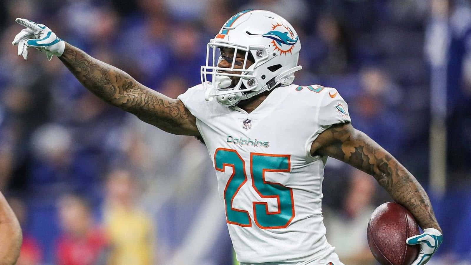 Xavien Howard Football Match Shot Background
