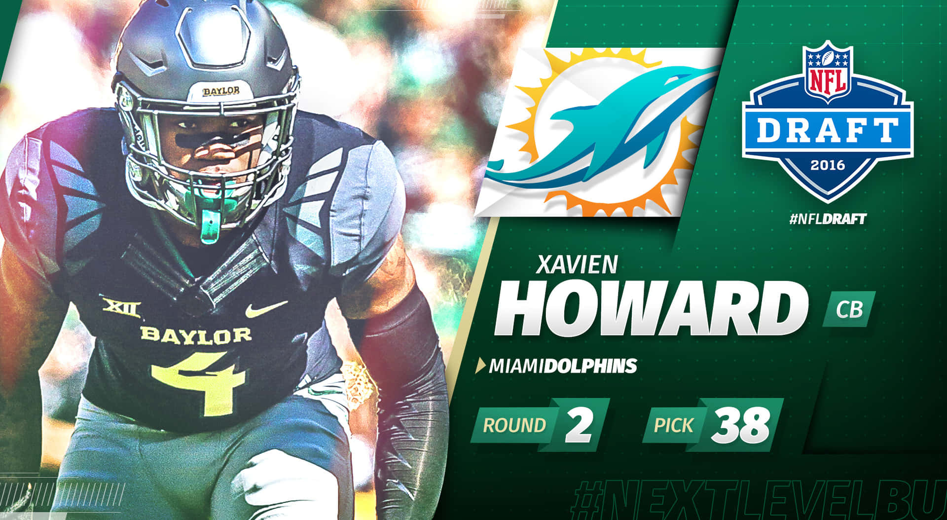 Xavien Howard Miami Dolphins Stats Background