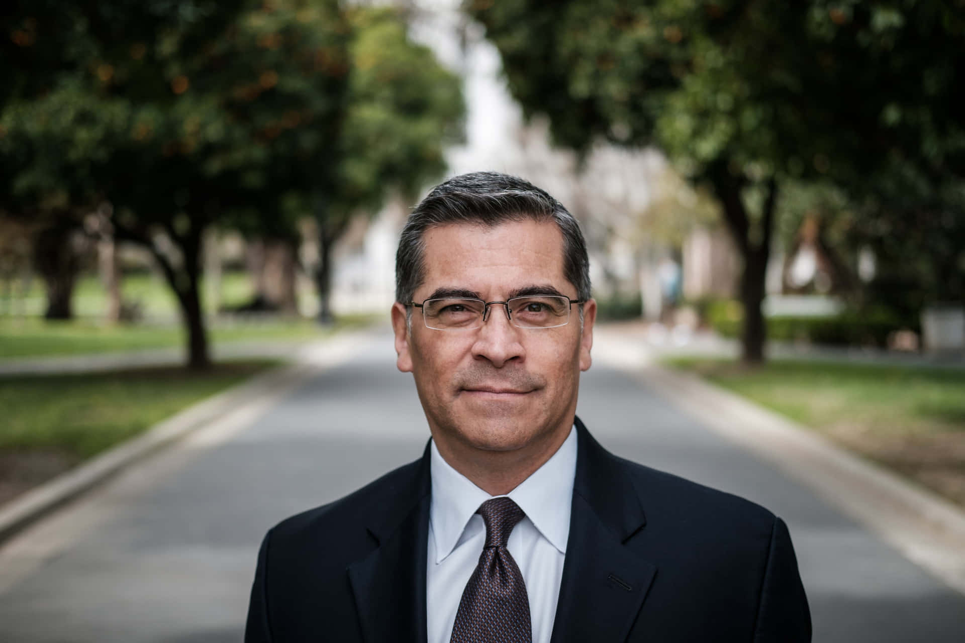 Xavier Becerra Street Shot Background