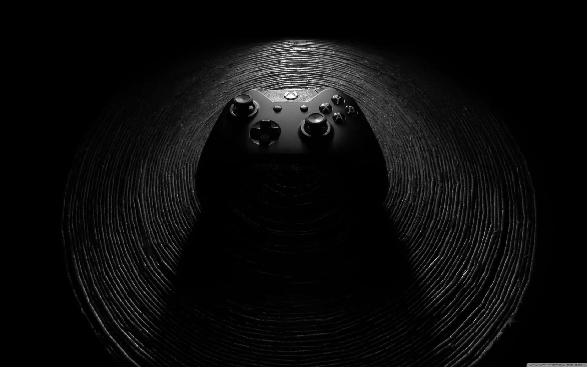 Xbox Controller In The Dark Background