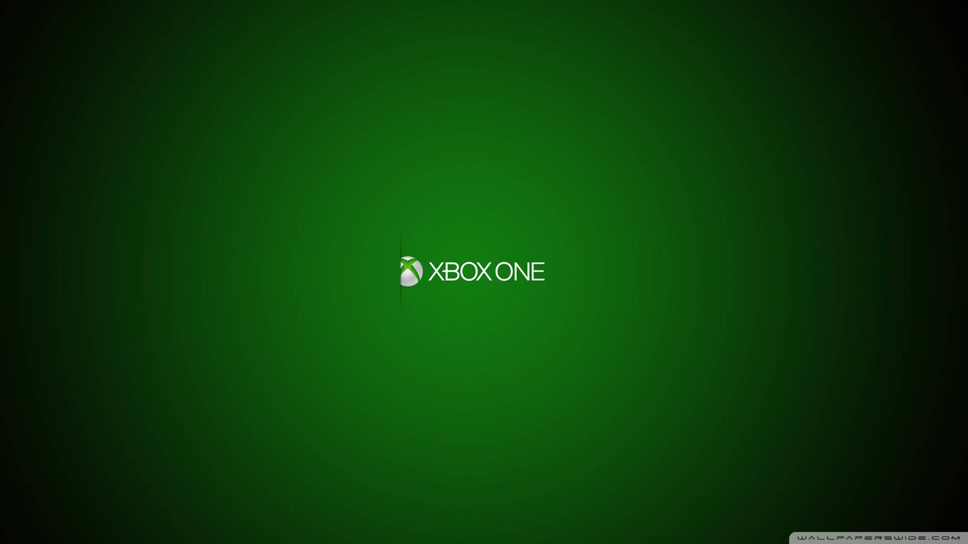 Xbox One X Green Vignette Effect Background