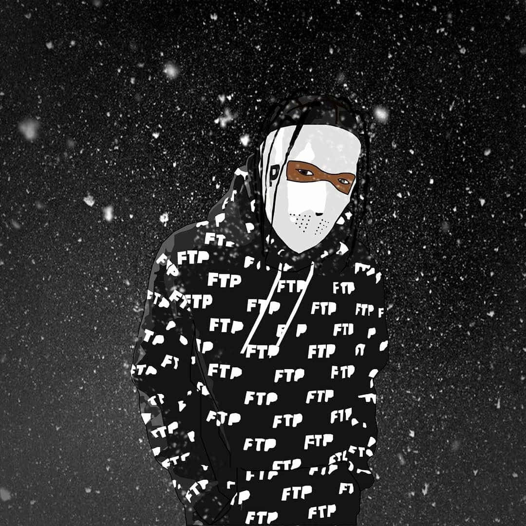 Xbox Pfp Masked Man Background