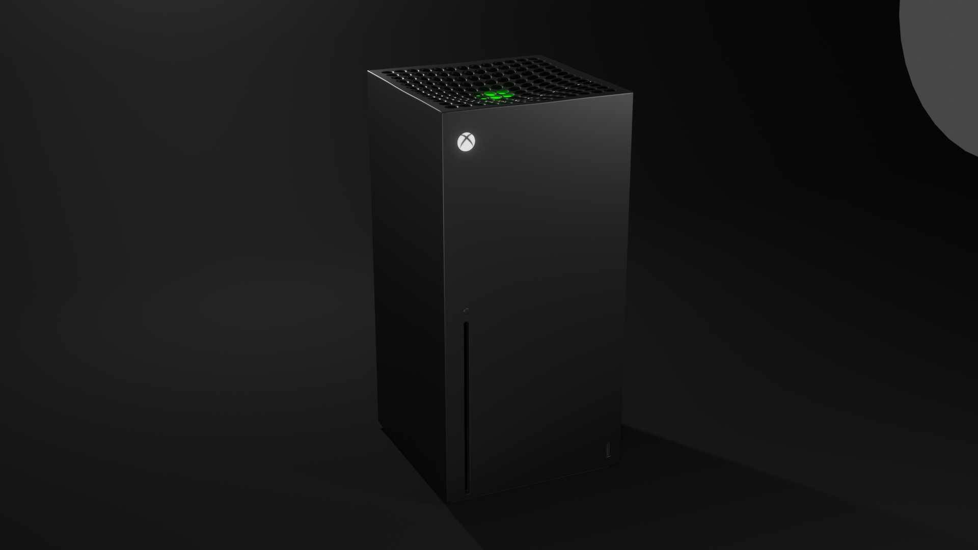 Xbox Series X Black Box Background