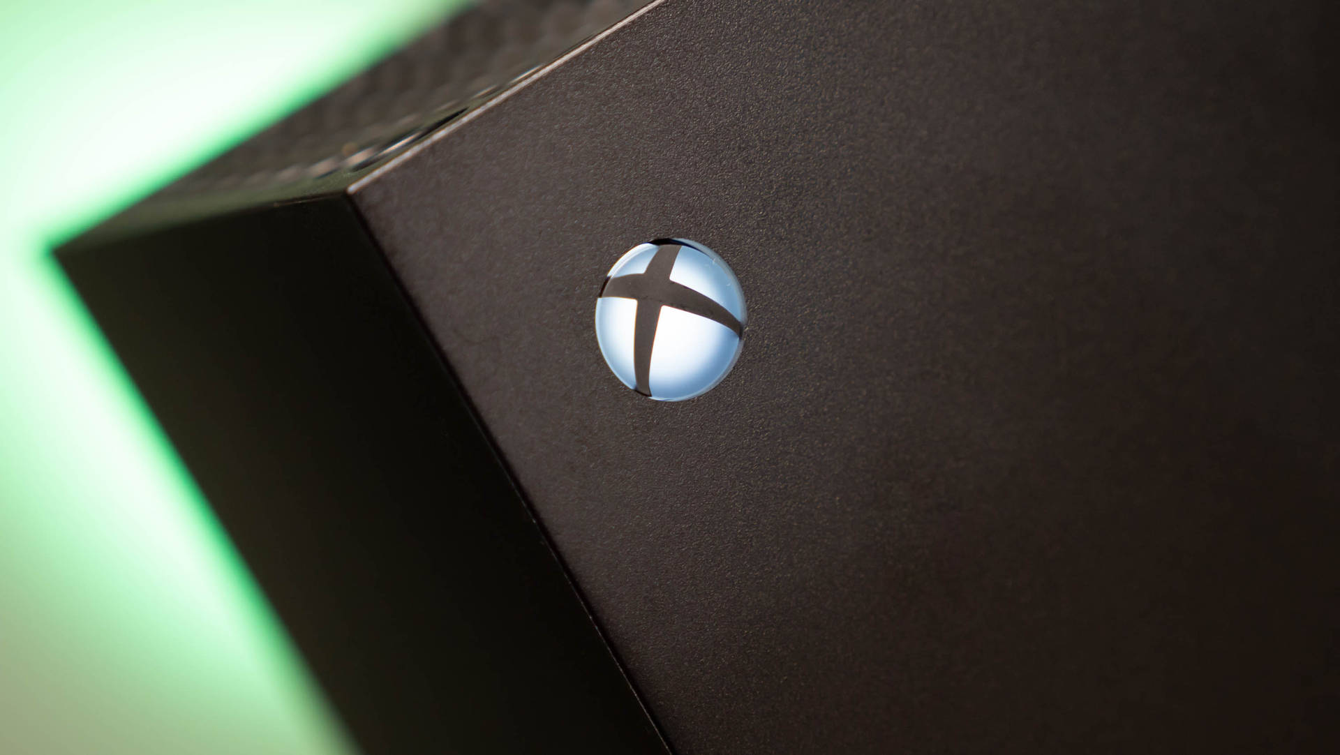 Xbox Series X Blue Logo Background