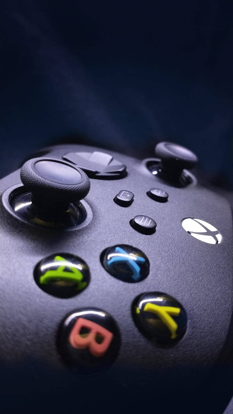 Xbox Series X Controller Close-up Background