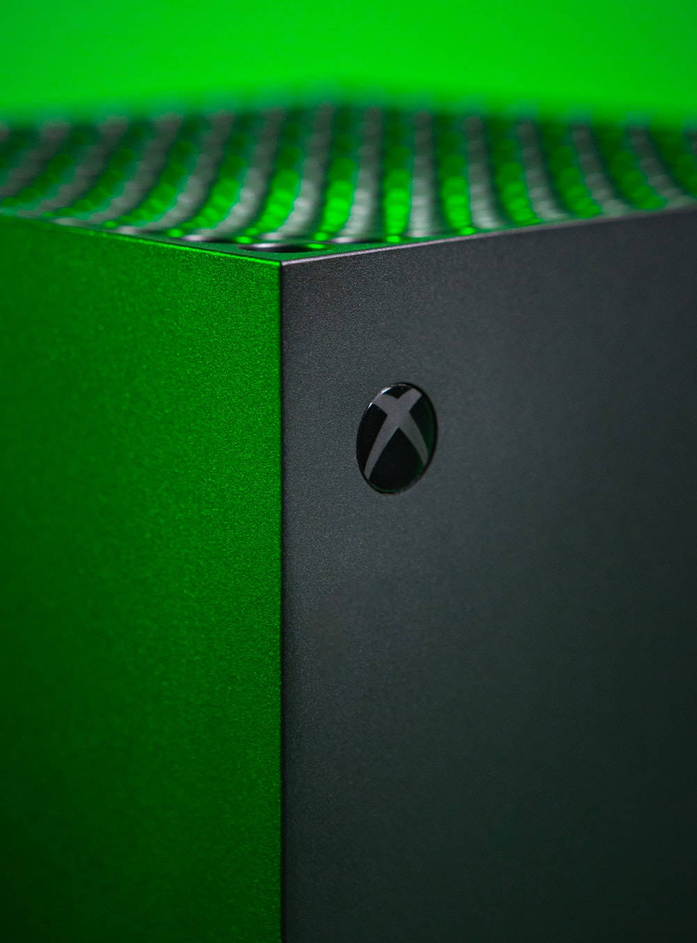 Xbox Series X Grey Matte Console Background